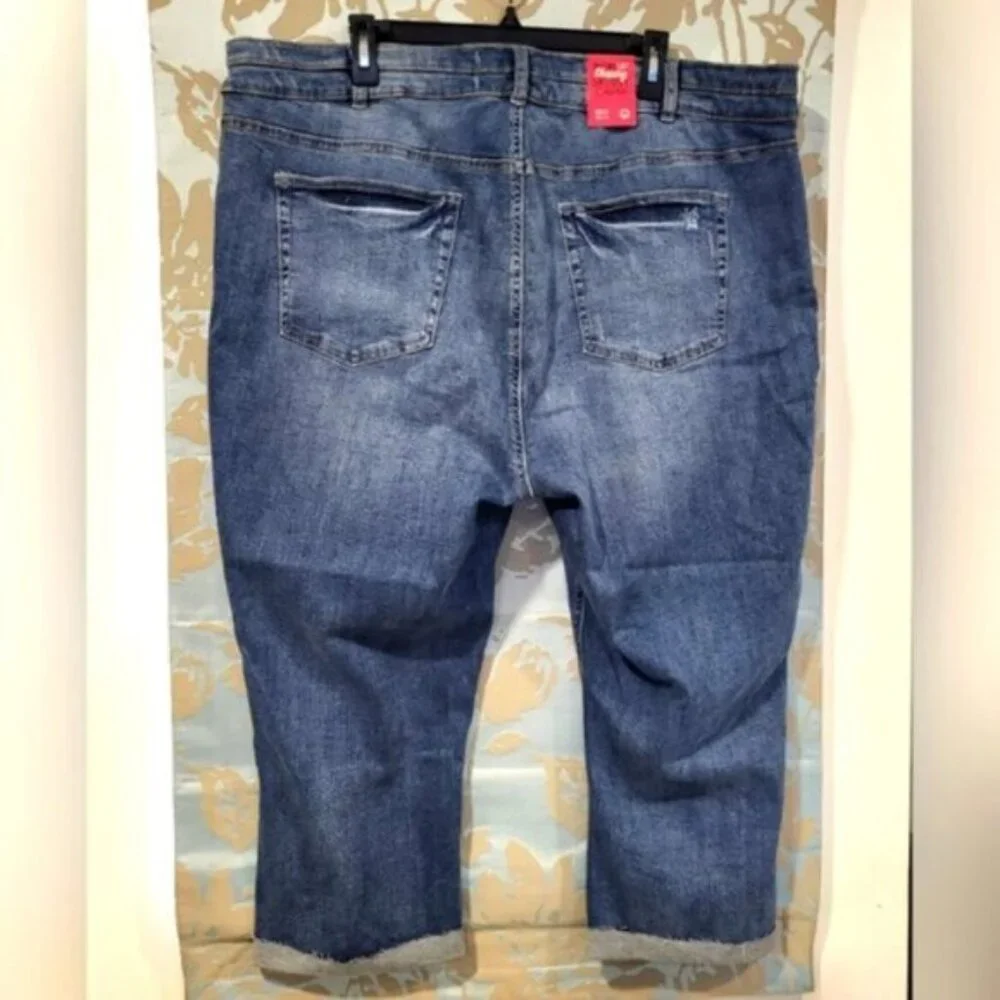 Denim Cotton  Skinny Capri NWT Women's Sz 24 - Picture 5 of 8